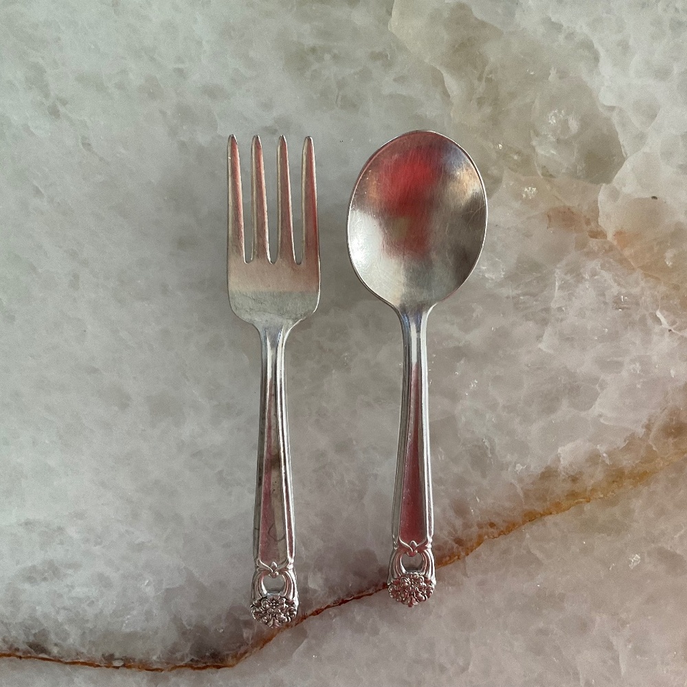 Rogers Bros Silverplate Baby Silverware